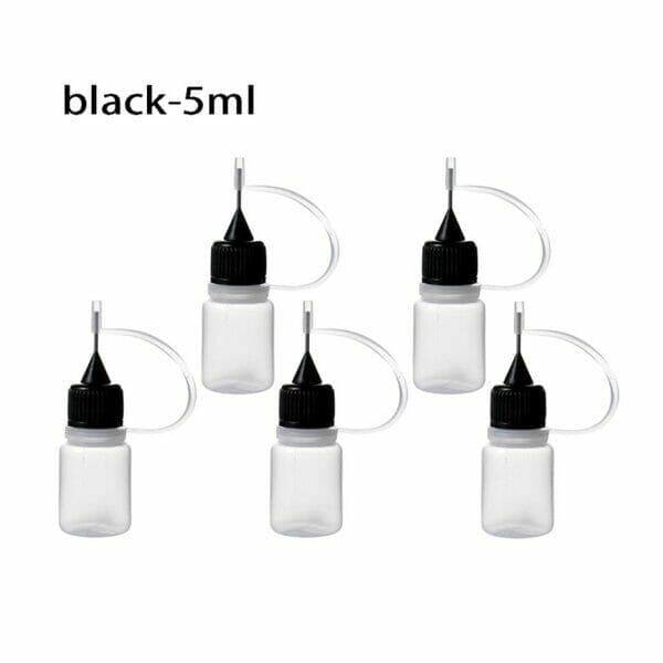 Set 5 Frasco aplicador 5 ml punta aguja