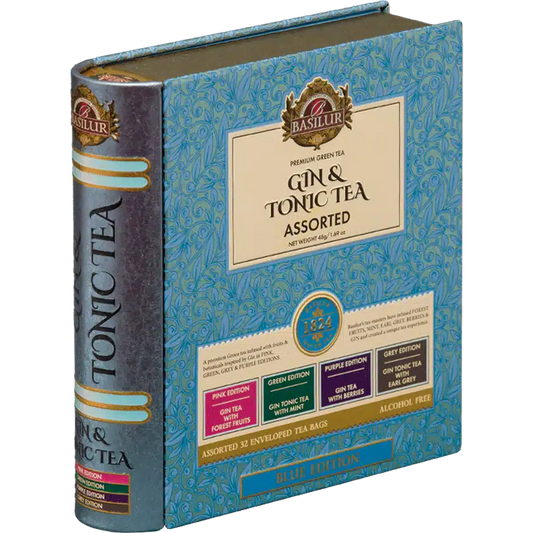 Te Basilur Teabook Assorted Gin Tonic Azul 32 Bolsas