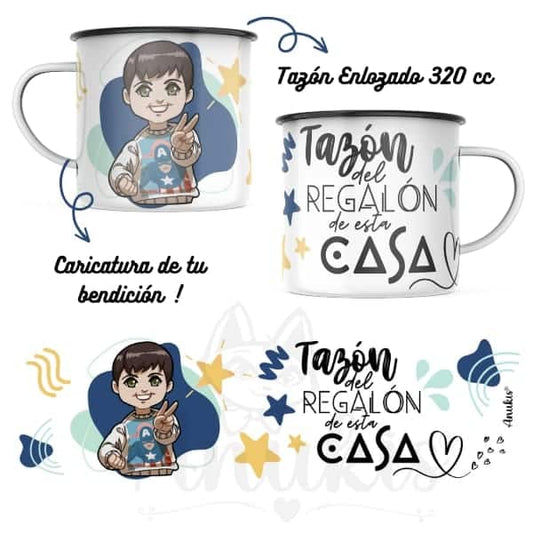 Tazón Enlozado Personalizado Niño