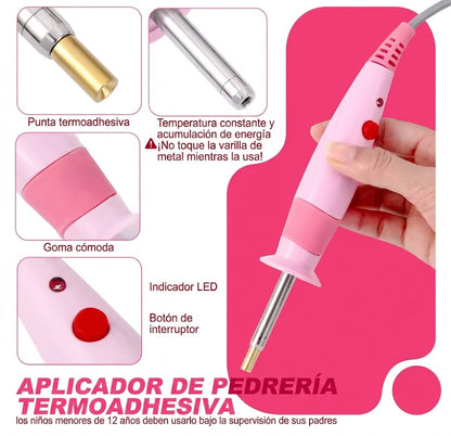 Máquina Termoactiva para Pegar Cristales HotFix y Strass