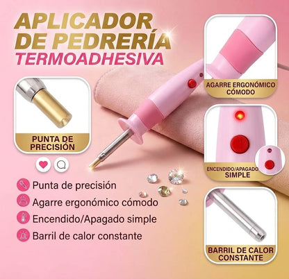 Máquina Termoactiva para Pegar Cristales HotFix y Strass