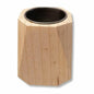 Mate Madera Hexagonal 10 cn Interior Acero