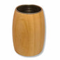 Mate Madera tipo Vaso 10 cm Interior acero