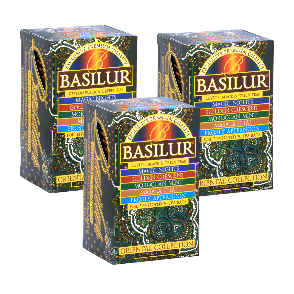 Te Basilur Pack 3 Cajas Assorted Oriental Collection 25 bolsas