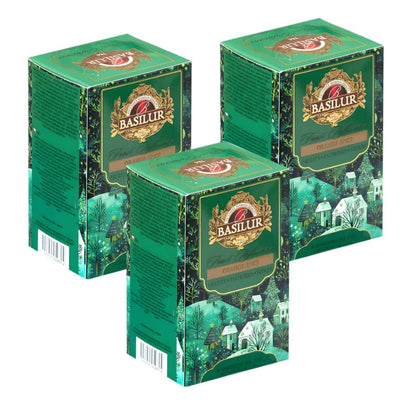 Te Basilur Pack 3 Cajas Fruit Infusion Orange Spice 20 Bolsas
