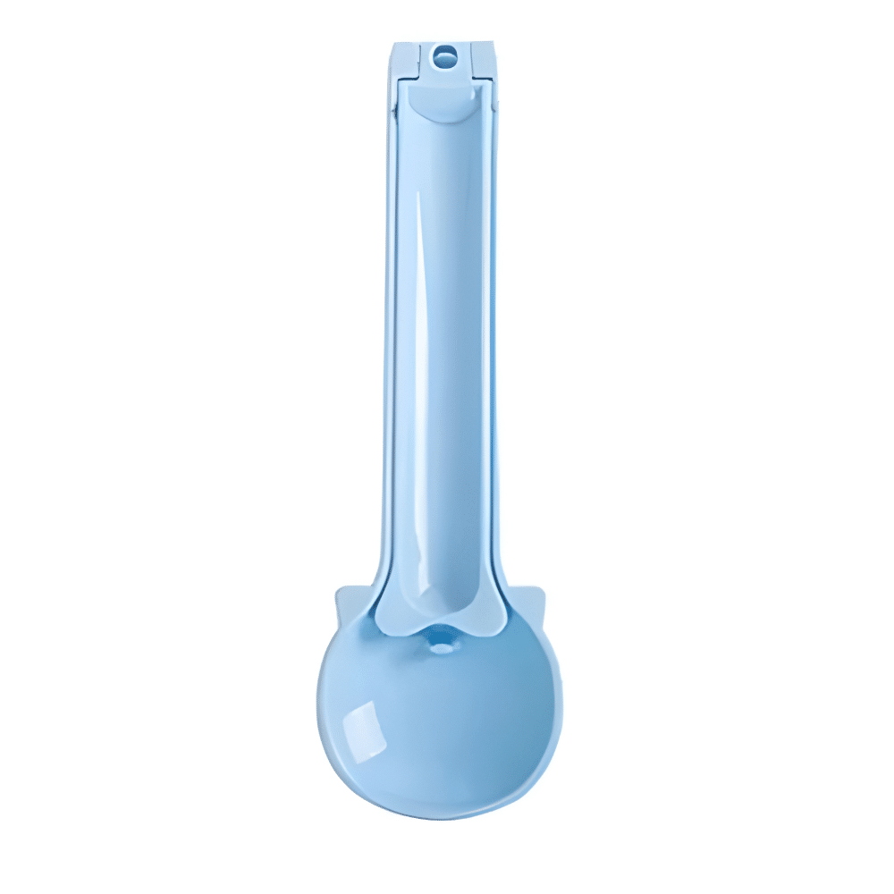 Cuchara Dispensadora para Churu y Snack Perro y Gatos Celeste