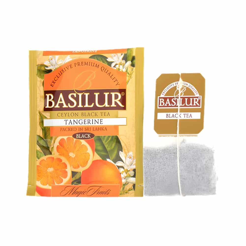 Te Basilur Negro Tangerine 25 bolsas