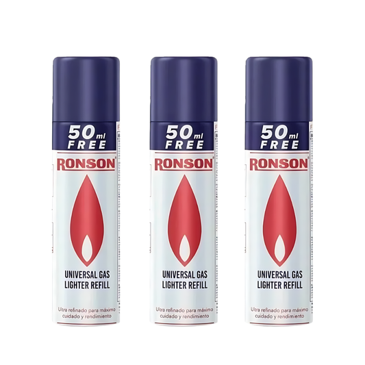 Pack 3 Gas Butano Ronson 300ml