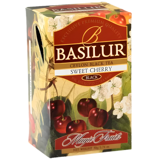 Te Basilur Negro Sweet Cherry 25 bolsas