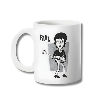 Set 4 Tazones The Beatles Cartoon Taza Sublimada 325ml
