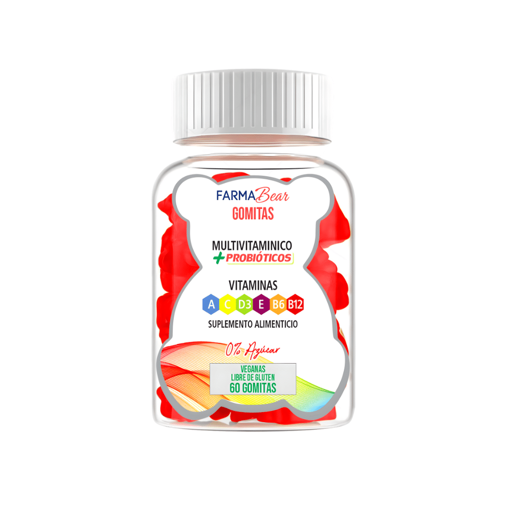 Multivitaminico + Probiotico Farma Bear 60 Gomitas