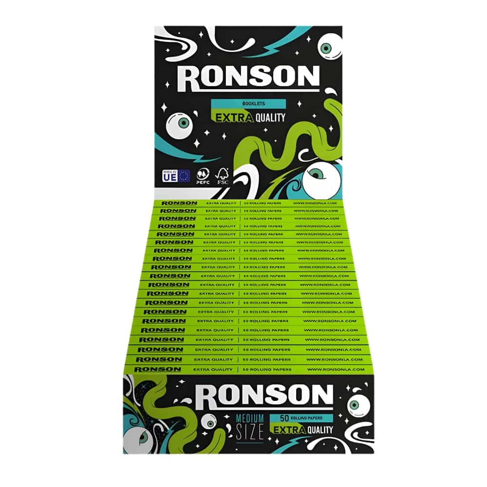 Display Papelillo Ronson Extra Quality + Tips / 24 Librillos