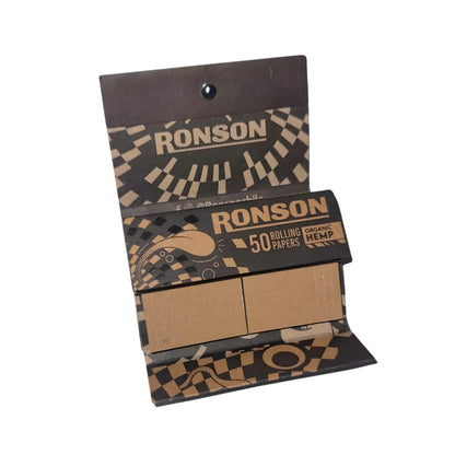 Papelillo Ronson Organic Kit 50 hojas + 50 Tips + Moledor