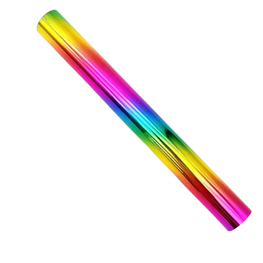 Papel Folia Rollo Arcoíris 19 cm X 5 Mts