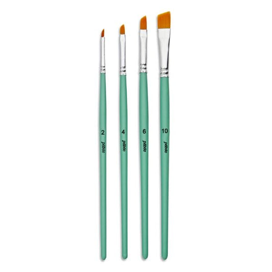 Pincel Set 4 Angulares 2-4-6-10 Pebeo