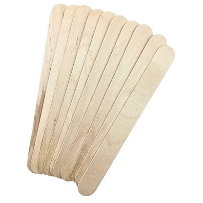 Palitos Espátulas Madera 15cm x 1,8 cm - 24 Set de 20 Unid