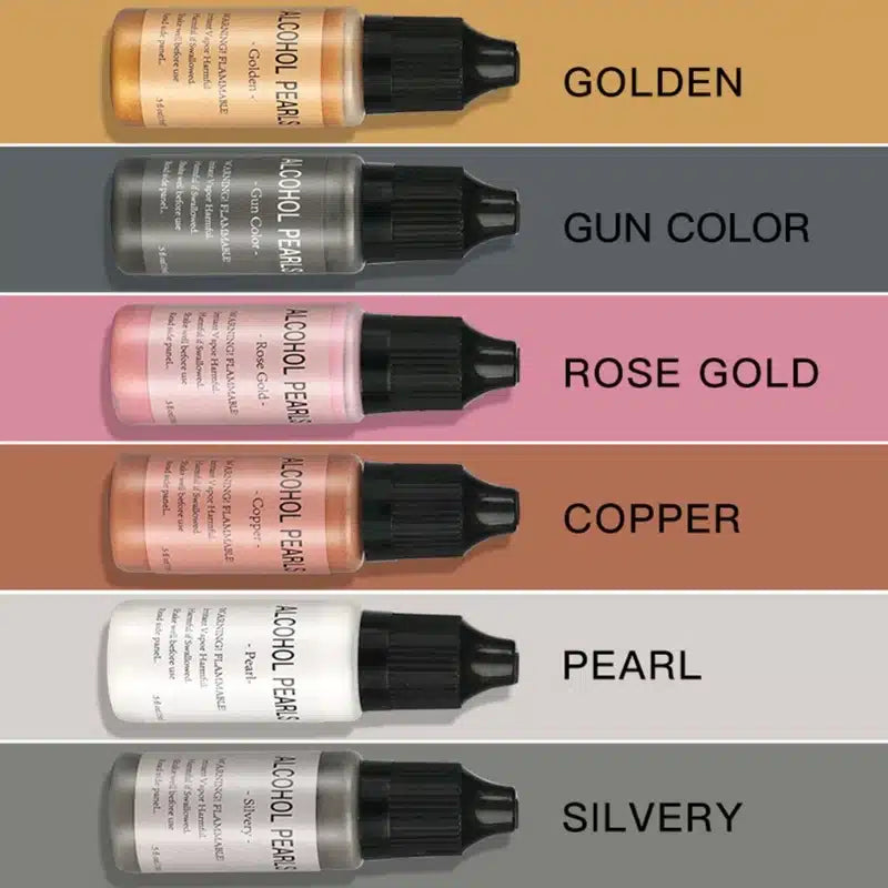 Pigmento Metallic Alcohol 15 ml Silvery