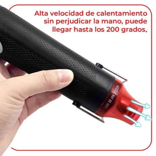 Pistola de calor 300 W de 2 velocidades