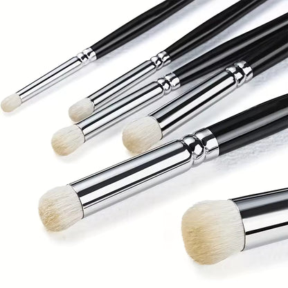 Pinceles Ponceadores Set 6 Unid. con estuche