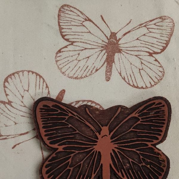 Sello Pequeño Mariposa