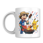 Ash y Pikachu Somos El Mejor Pais de Chile Taza 325ml