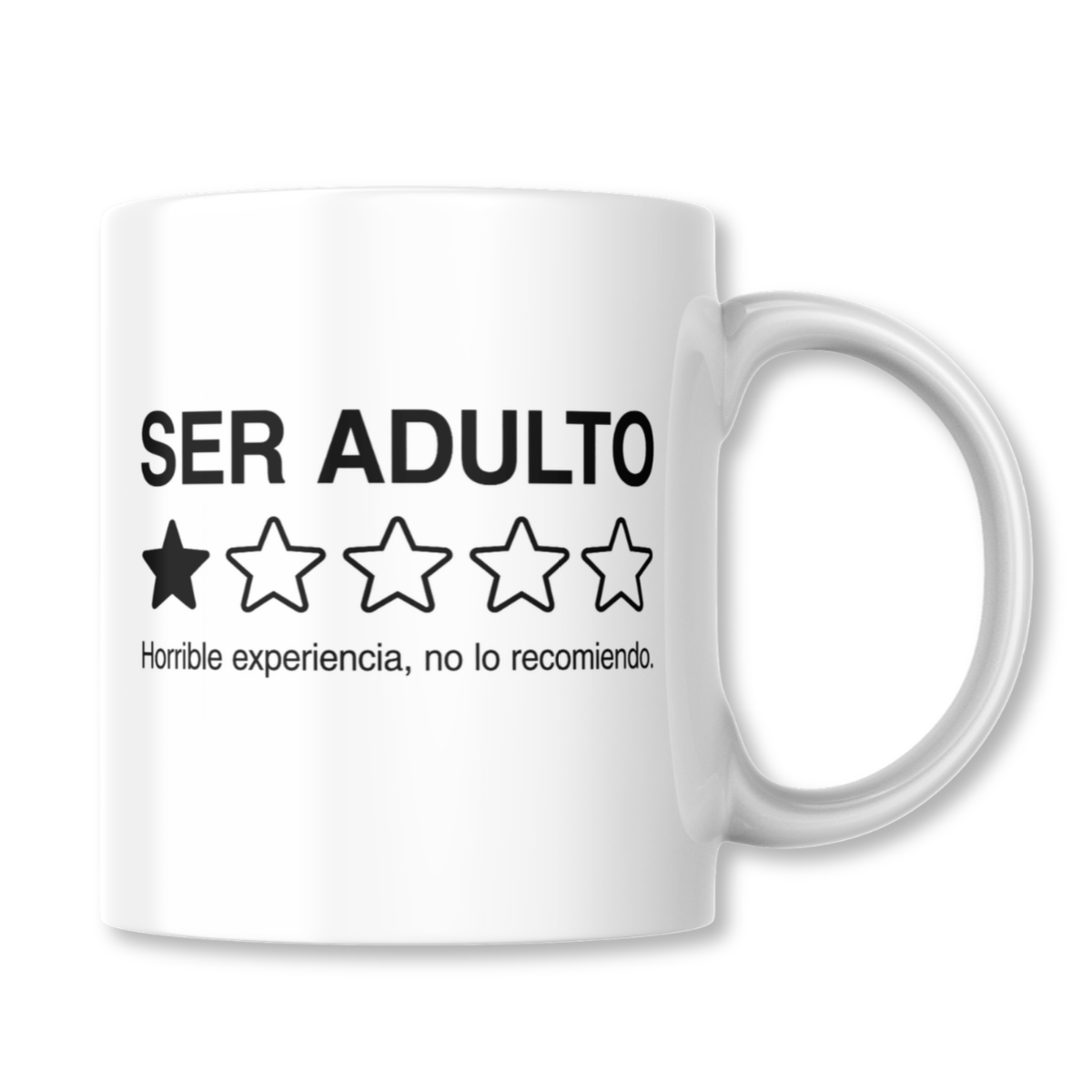 Ser Adulto Horrible Experiencia Taza 325ml