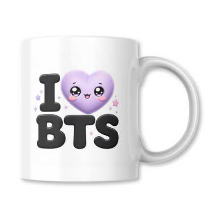Army Forever BTS K-Pop Chibi Taza 325ml