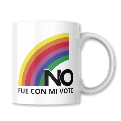 No Fue Con Mi Voto Frase Chile Taza 325ml