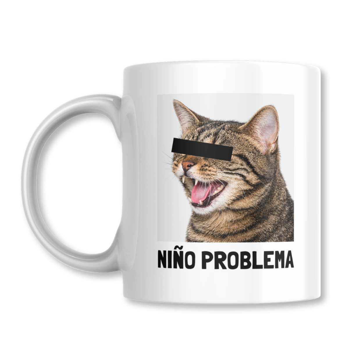 Gato Niño Problema Catlovers Mascota Michi Taza 325ml