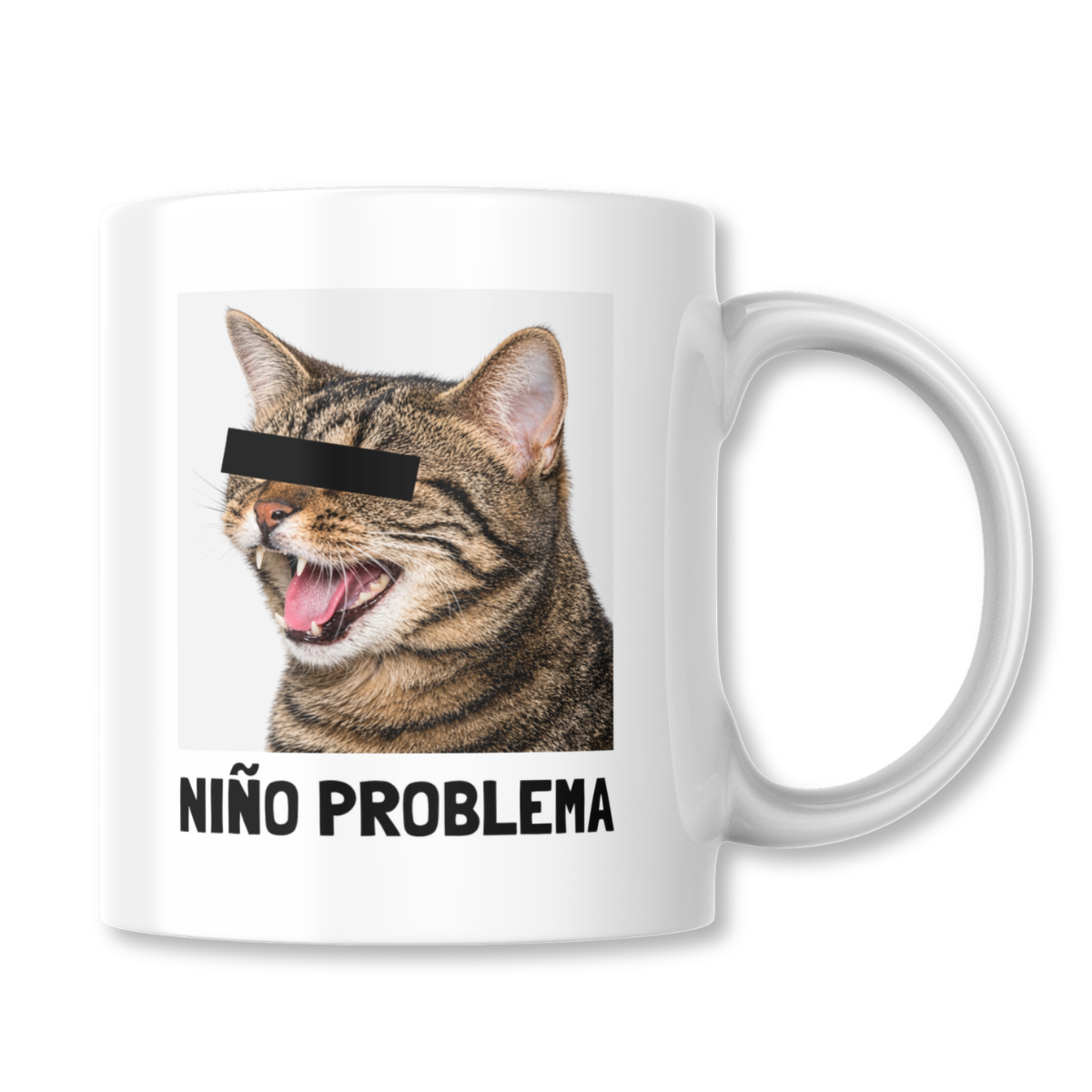 Gato Niño Problema Catlovers Mascota Michi Taza 325ml