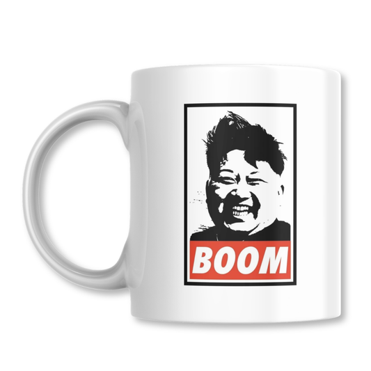 Kim Jong-un Boom Art Pop Taza 325ml