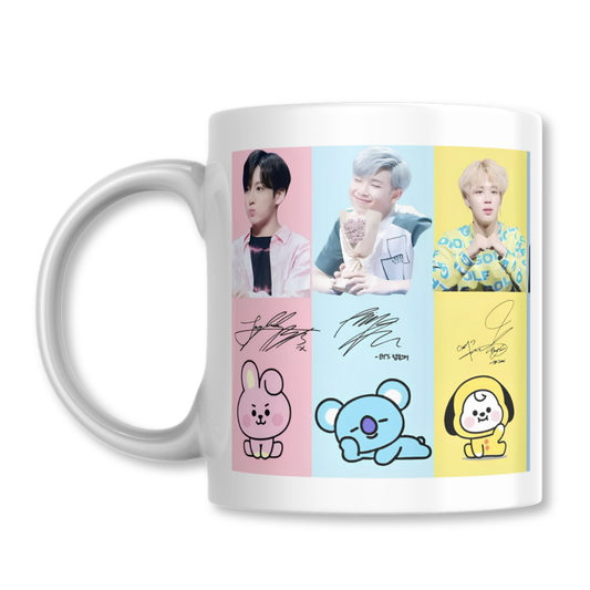 BTS K-Pop BT21 Taza 325ml