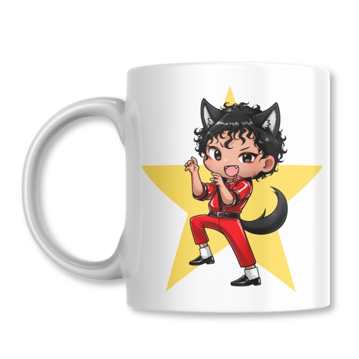 Thriller Chibi Michael Jackson Taza 325ml