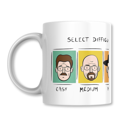 Walter White Difficulty Level Taza 325ml