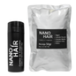 Nano Hair 80 grs Color Negro Frasco Mas Recarga