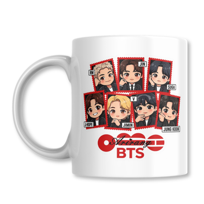 BTS Chibi Arirang K-Pop Taza 325ml