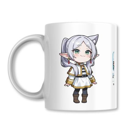 Frieren Chibi Beyond Journey's End Anime Manga Taza 325ml
