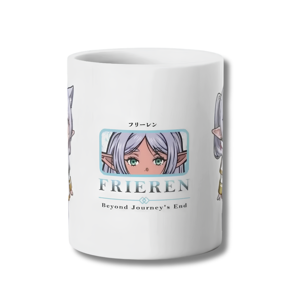 Frieren Chibi Beyond Journey's End Anime Manga Taza 325ml