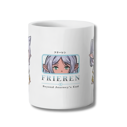 Frieren Chibi Beyond Journey's End Anime Manga Taza 325ml