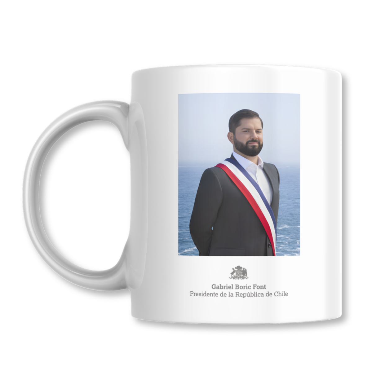 Presidente de Chile Gabriel Boric Taza 325ml