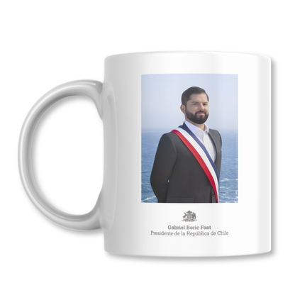 Presidente de Chile Gabriel Boric Taza 325ml