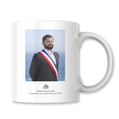 Presidente de Chile Gabriel Boric Taza 325ml
