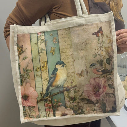 Workshop Proyecto Bolso Anukis – Decoupage con Papel Seda
