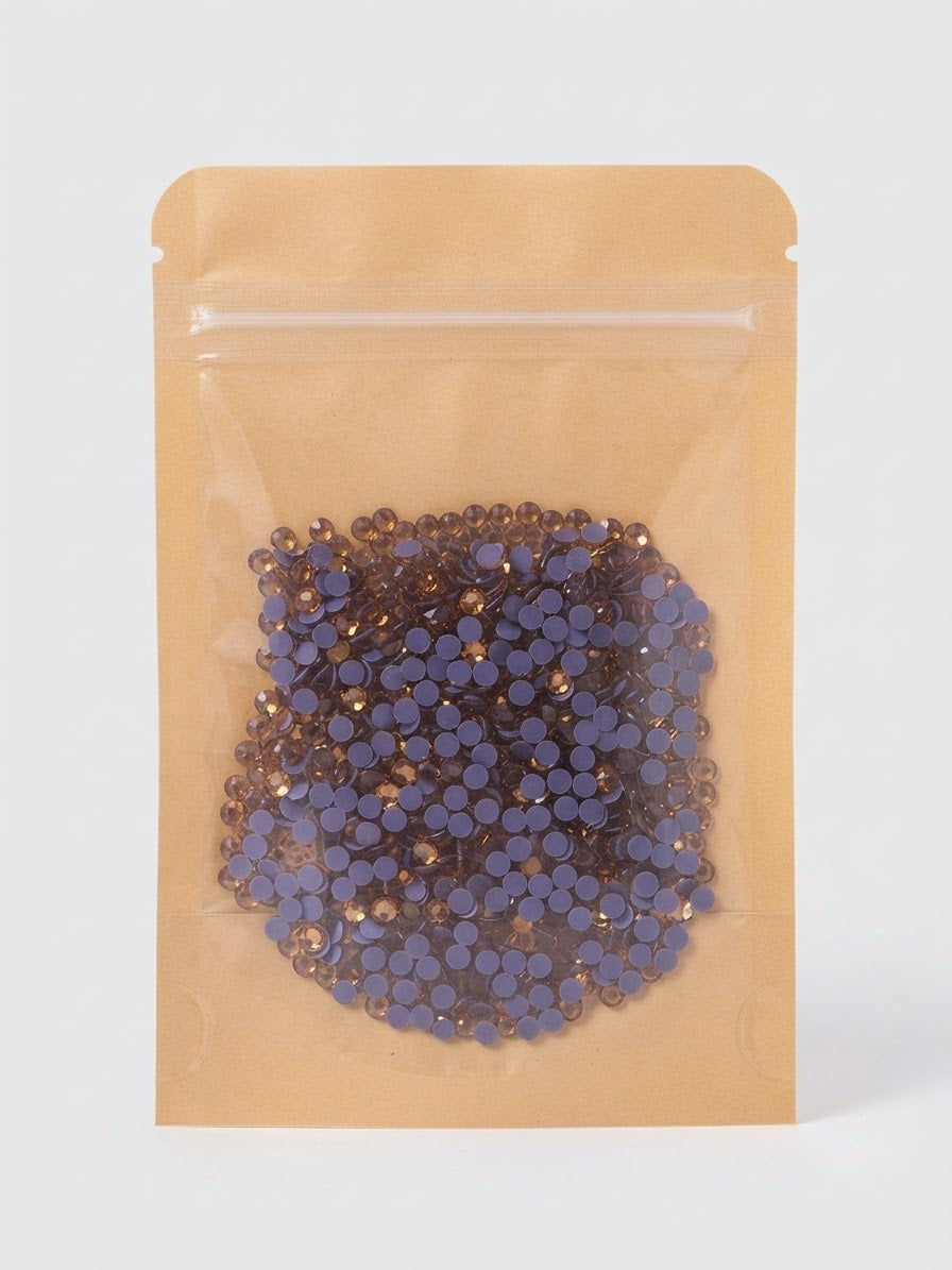 Bolsa de Cristales Hotfix Topaz 30 g, SS16 y SS20