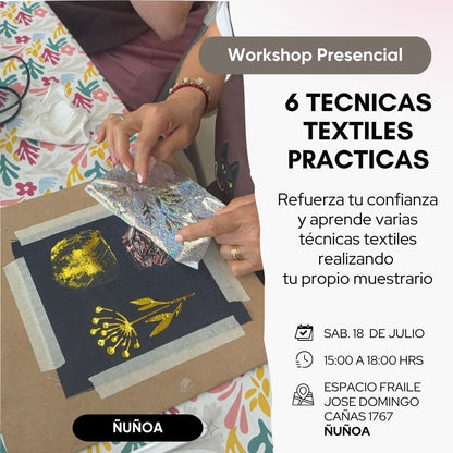 WorkShop - 6 Técnicas Textiles Prácticas