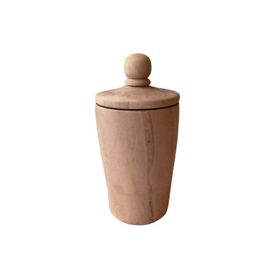 Yerbero de Madera con tapa