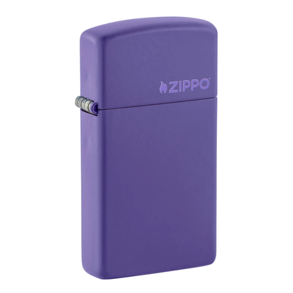 Encendedor Zippo Slim Purple Logo ZP1637ZL
