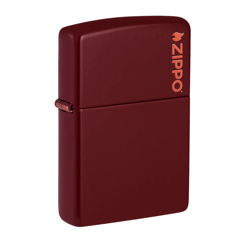 Encendedor Zippo Merlot Zippo Logo Burdeo ZP46021ZL