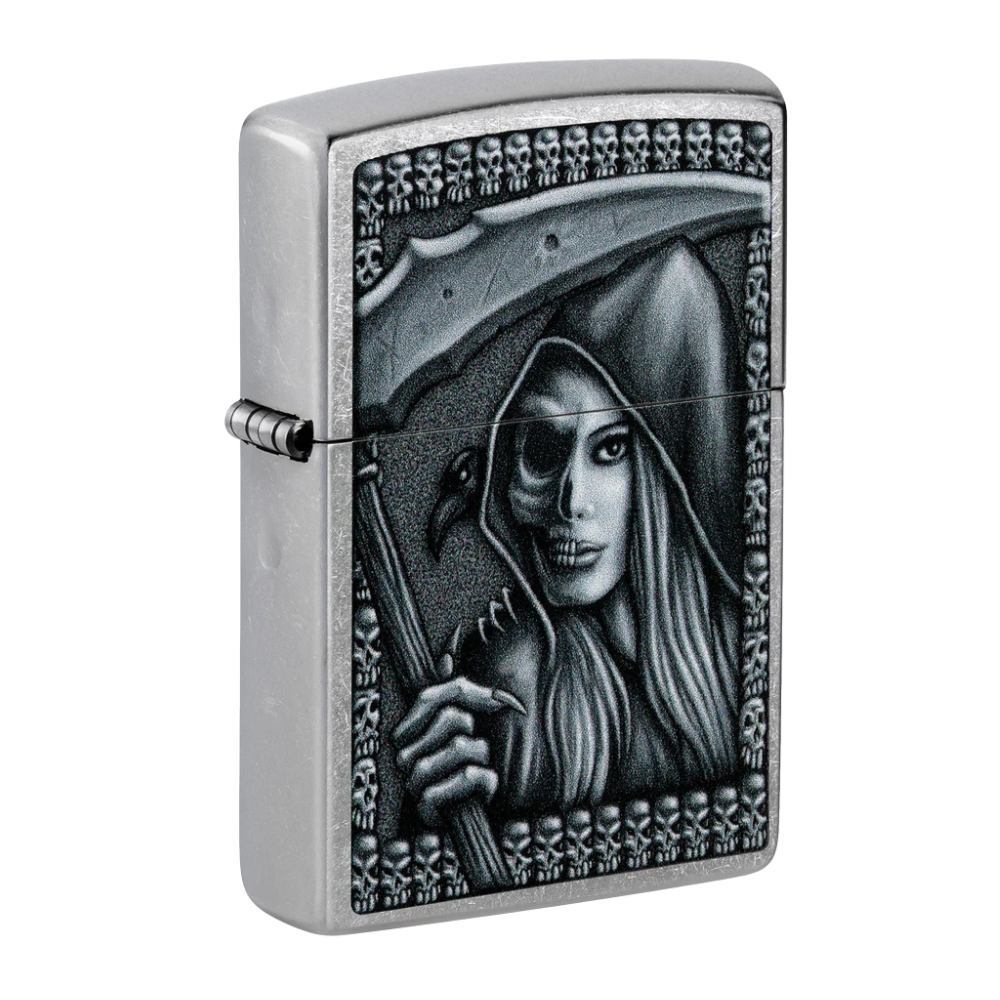 Encendedor Zippo Grim Beauty Plateado ZP46151