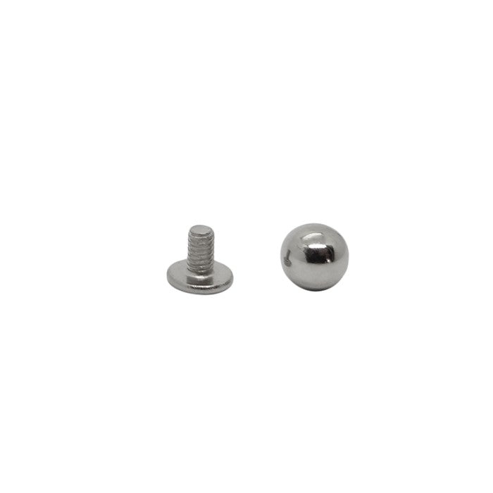 Adorno Esfera Atornillada Niquel 5mm P20 Und. C8414